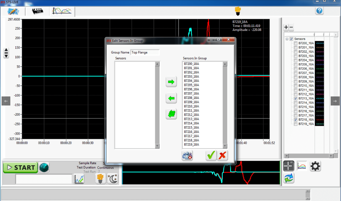 STS-LIVE 数据采集软件 - 银娱优越会717仪器设备中国有限公司